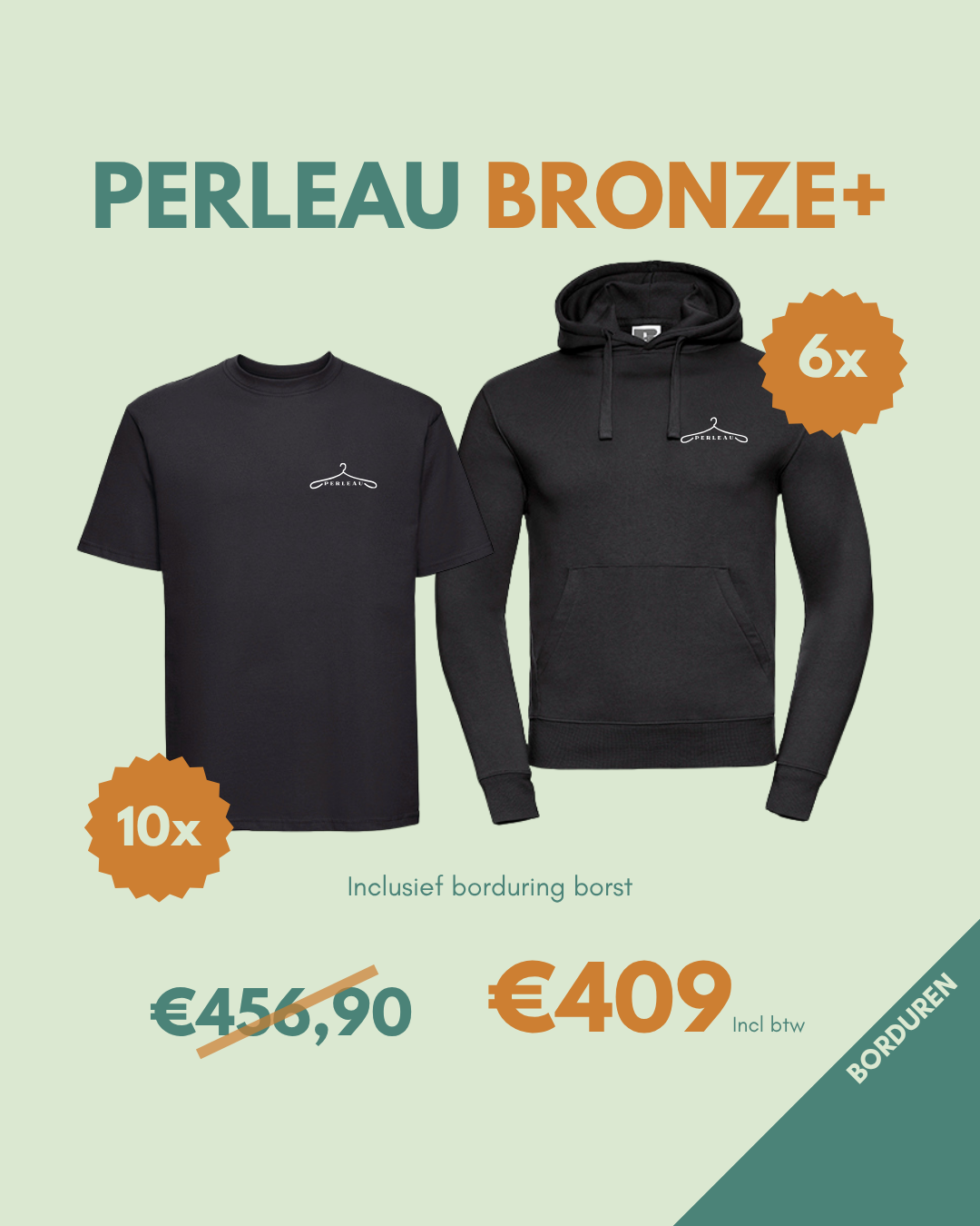 Borduurpakket bronze+