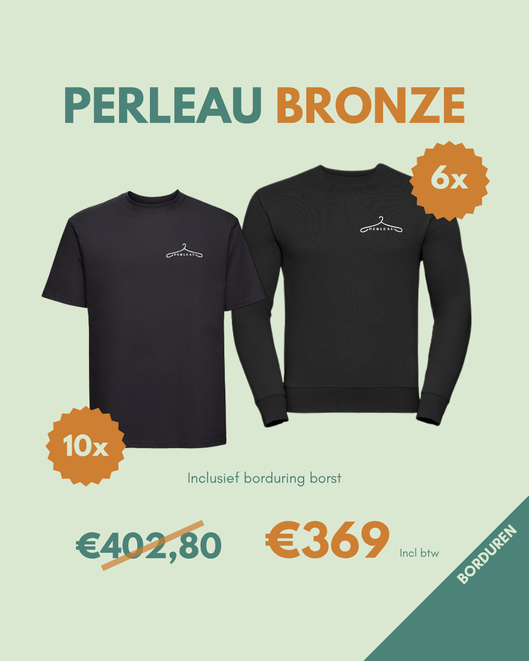 Borduurpakket bronze