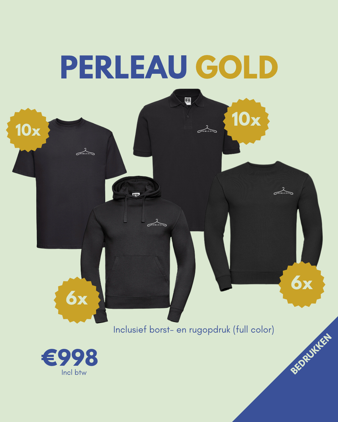 Bedrukpakket gold